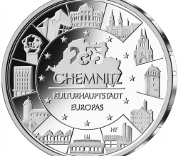 20€ Münze zum Gedenk Chemnitz Kulturhauptstadt Europas 2025