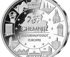 20€ Münze zum Gedenk Chemnitz Kulturhauptstadt Europas 2025