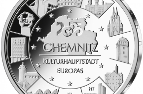 20€ Münze zum Gedenk Chemnitz Kulturhauptstadt Europas 2025