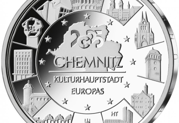 20€ Münze zum Gedenk Chemnitz Kulturhauptstadt Europas 2025
