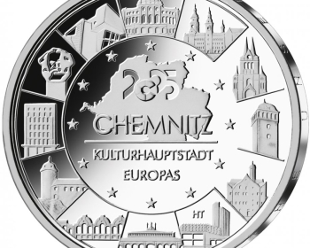 20€ Münze zum Gedenk Chemnitz Kulturhauptstadt Europas 2025