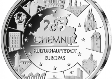 20€ Münze zum Gedenk Chemnitz Kulturhauptstadt Europas 2025