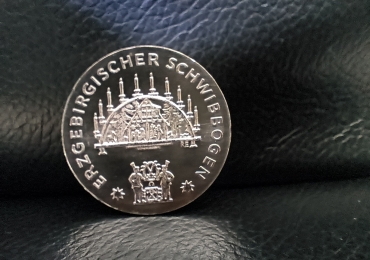 25 € Erzgebirgischer Schibbogen Silbermünze